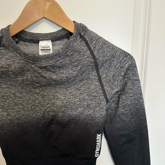 Gymshark Adapt Ombré Seamless Long Sleeve Crop Top - Picture 4 of 7